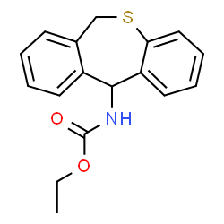 ChemSpider 2D Image | Ethyl 6,11-dihydrodibenzo[b,e]thiepin-11-ylcarbamate | C17H17NO2S