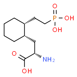ChemSpider 2D Image | 3-[(1S,2R)-2-(2-Phosphonoethyl)cyclohexyl]-L-alanine | C11H22NO5P
