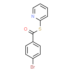 ChemSpider 2D Image | S-2-Pyridinyl 4-bromobenzenecarbothioate | C12H8BrNOS