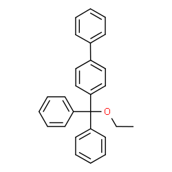 ChemSpider 2D Image | 4-[Ethoxy(diphenyl)methyl]biphenyl | C27H24O