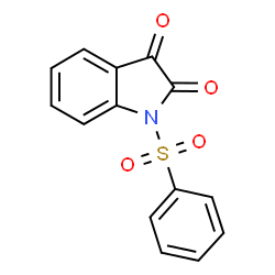 ChemSpider 2D Image | 1-(Phenylsulfonyl)indoline-2,3-dione | C14H9NO4S