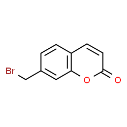 ChemSpider 2D Image | 7-(Bromomethyl)-2H-chromen-2-one | C10H7BrO2