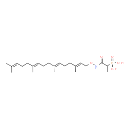 ChemSpider 2D Image | [1-Oxo-1-({[(2E,6E,10E)-3,7,11,15-tetramethyl-2,6,10,14-hexadecatetraen-1-yl]oxy}amino)-2-propanyl]phosphonic acid | C23H40NO5P