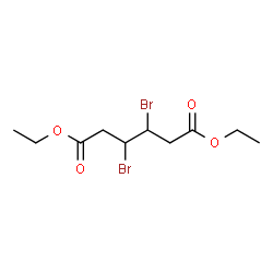 ChemSpider 2D Image | Diethyl 3,4-dibromohexanedioate | C10H16Br2O4