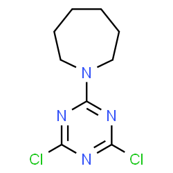 ChemSpider 2D Image | 1-(4,6-Dichloro-1,3,5-triazin-2-yl)azepane | C9H12Cl2N4