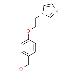 ChemSpider 2D Image | {4-[2-(1H-Imidazol-1-yl)ethoxy]phenyl}methanol | C12H14N2O2