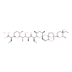 ChemSpider 2D Image | Salinomycin sodium | C42H69NaO11