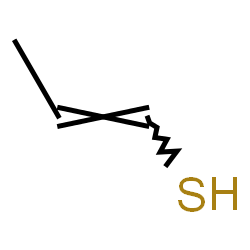 ChemSpider 2D Image | 1-propene-1-thiol | C3H6S