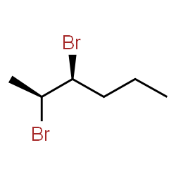 ChemSpider 2D Image | (2S,3S)-2,3-Dibromohexane | C6H12Br2