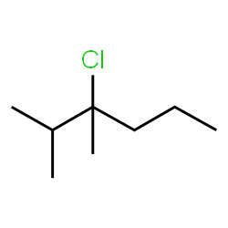 ChemSpider 2D Image | 3-Chloro-2,3-dimethylhexane | C8H17Cl