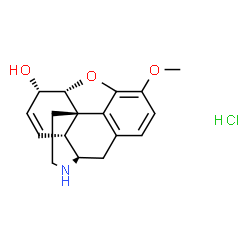 ChemSpider 2D Image | norcodeine hydrochloride | C17H20ClNO3