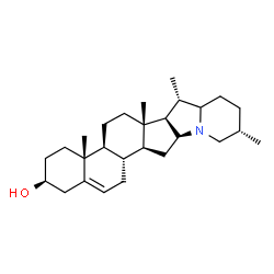 ChemSpider 2D Image | (3beta,22xi)-Solanid-5-en-3-ol | C27H43NO