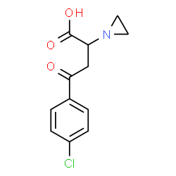 ChemSpider 2D Image | 2-(1-Aziridinyl)-4-(4-chlorophenyl)-4-oxobutanoic acid | C12H12ClNO3