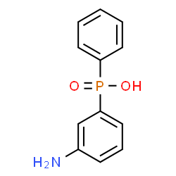 ChemSpider 2D Image | (3-Aminophenyl)phenylphosphinic acid | C12H12NO2P