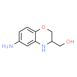 ChemSpider 2D Image | (6-Amino-3,4-dihydro-2H-1,4-benzoxazin-3-yl)methanol | C9H12N2O2