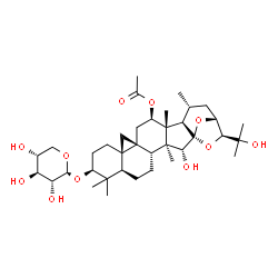 ChemSpider 2D Image | 12?-acetoxycimigenol 3-O-?-D-xylopyranoside | C37H58O11