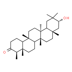 ChemSpider 2D Image | (4R,4aS,6bR,8aS,10R,12bS,14aS)-10-Hydroxy-4,4a,6b,8a,11,11,12b,14a-octamethylicosahydro-3(2H)-picenone | C30H50O2