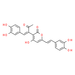 ChemSpider 2D Image | Interfungin | C23H18O8