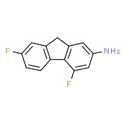 ChemSpider 2D Image | 4,7-Difluoro-9H-fluoren-2-amine | C13H9F2N