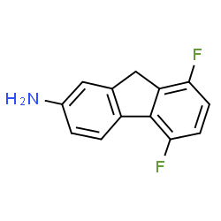 ChemSpider 2D Image | 5,8-Difluoro-9H-fluoren-2-amine | C13H9F2N