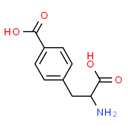 ChemSpider 2D Image | 4-Carboxyphenylalanine | C10H11NO4