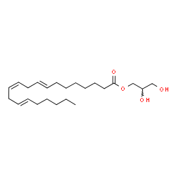 ChemSpider 2D Image | 2,3-Dihydroxypropyl (8E,11Z,14E)-8,11,14-icosatrienoate | C23H40O4