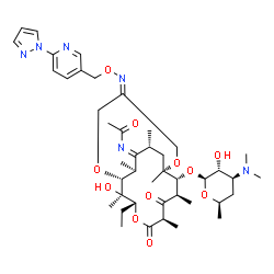 ChemSpider 2D Image | Modithromycin | C43H64N6O11