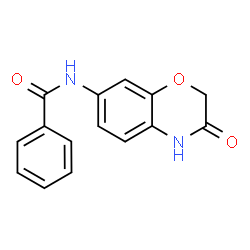 ChemSpider 2D Image | N-(3-Oxo-3,4-dihydro-2H-1,4-benzoxazin-7-yl)benzamide | C15H12N2O3