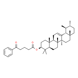ChemSpider 2D Image | (3beta)-Urs-12-en-3-yl 5-oxo-5-phenylpentanoate | C41H60O3