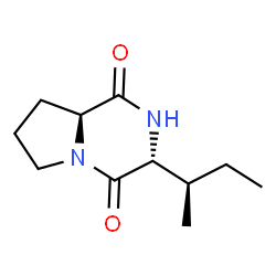 ChemSpider 2D Image | (3R,8aS)-3-[(2R)-2-Butanyl]hexahydropyrrolo[1,2-a]pyrazine-1,4-dione | C11H18N2O2