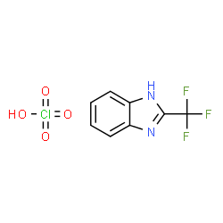 ChemSpider 2D Image | 2-(trifluoromethyl)benzIMIDAZOLE perchlorate | C8H6ClF3N2O4