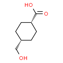 ChemSpider 2D Image | cis-4-(Hydroxymethyl)cyclohexanecarboxylic acid | C8H14O3