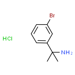 ChemSpider 2D Image | 1-(3-Bromophenyl)-1-methylethylamine | C9H13BrClN
