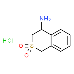 ChemSpider 2D Image | 4-aminoisothiochromane 2,2-dioxide hydrochloride | C9H12ClNO2S