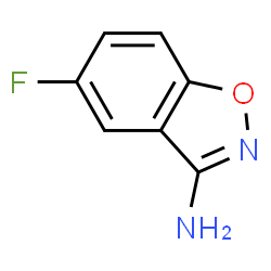 ChemSpider 2D Image | 5-fluoro-1,2-benzoxazol-3-amine | C7H5FN2O
