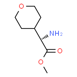 ChemSpider 2D Image | Methyl (2S)-amino(tetrahydro-2H-pyran-4-yl)acetate | C8H15NO3