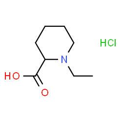 ChemSpider 2D Image | 1-ethylpiperidine-2-carboxylic acid hydrochloride | C8H16ClNO2