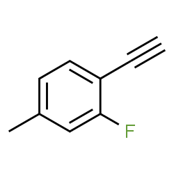 ChemSpider 2D Image | 1-Ethynyl-2-fluoro-4-methylbenzene | C9H7F