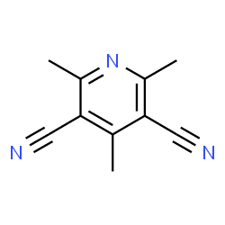 ChemSpider 2D Image | trimethylpyridine-3,5-dicarbonitrile | C10H9N3
