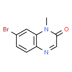 ChemSpider 2D Image | 7-Bromo-1-methyl-1H-quinoxalin-2-one | C9H7BrN2O