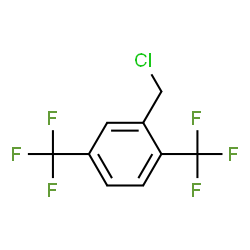 ChemSpider 2D Image | 2-(Chloromethyl)-1,4-bis(trifluoromethyl)benzene | C9H5ClF6