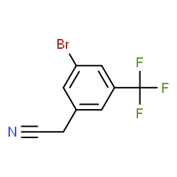 ChemSpider 2D Image | [3-Bromo-5-(trifluoromethyl)phenyl]acetonitrile | C9H5BrF3N