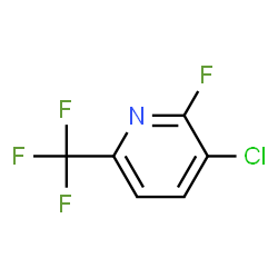 ChemSpider 2D Image | 3-Chloro-2-fluoro-6-(trifluoromethyl)pyridine | C6H2ClF4N