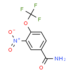 ChemSpider 2D Image | 3-Nitro-4-(trifluoromethoxy)benzamide | C8H5F3N2O4