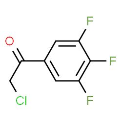 ChemSpider 2D Image | 2-Chloro-1-(3,4,5-trifluorophenyl)ethanone | C8H4ClF3O