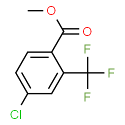 ChemSpider 2D Image | Methyl 4-chloro-2-(trifluoromethyl)benzoate | C9H6ClF3O2