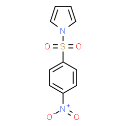 ChemSpider 2D Image | 1-[(4-Nitrophenyl)sulfonyl]-1H-pyrrole | C10H8N2O4S