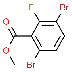 ChemSpider 2D Image | Methyl 3,6-dibromo-2-fluorobenzoate | C8H5Br2FO2