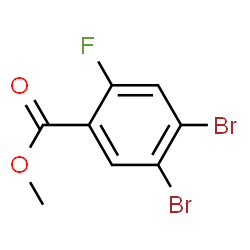 ChemSpider 2D Image | Methyl 4,5-dibromo-2-fluorobenzoate | C8H5Br2FO2