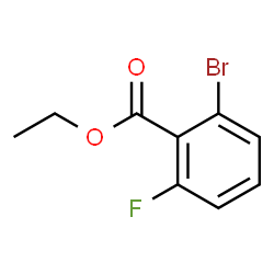 ChemSpider 2D Image | Ethyl 2-bromo-6-fluorobenzoate | C9H8BrFO2